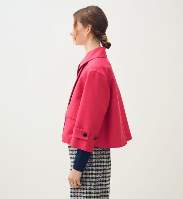 TOMORROWLAND collection「コットンシルクグログラン トラペーズジャケット」|その他|