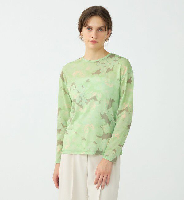 Ballsey「ピオニープリント ロングスリーブプルオーバー」|Tシャツ・カットソー|