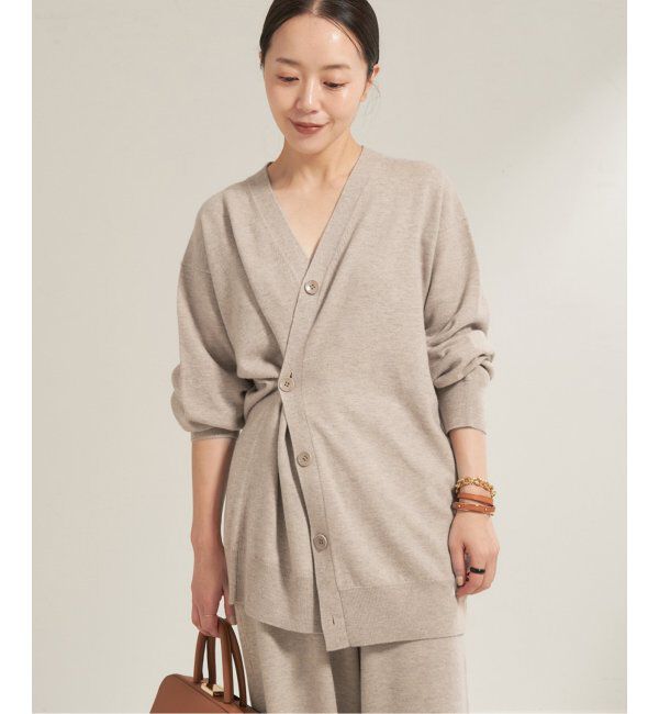 Plage「Cashe Coeur Midi カーディガン」|カーディガン|ベージュ