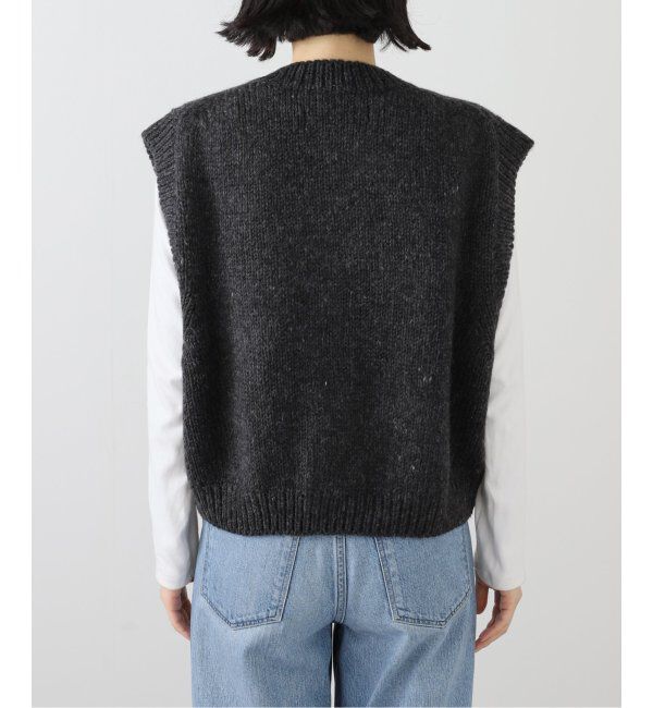 Plage「JANE SMITH/ジェーンスミス  SNAP 3G SHORT ニット」|ニット・セーター|