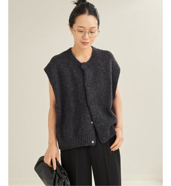 Plage「JANE SMITH/ジェーンスミス  SNAP 3G SHORT ニット」|ニット・セーター|