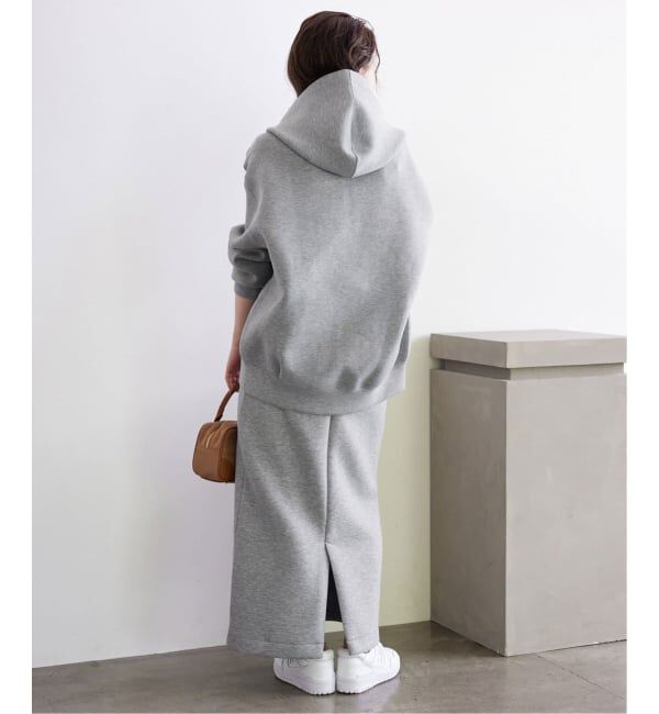 SLOBE IENA「《追加5》ボリュームジップアップフーディー」|パーカー|