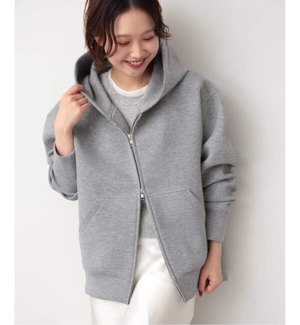 SLOBE IENA「《追加5》ボリュームジップアップフーディー」|パーカー|