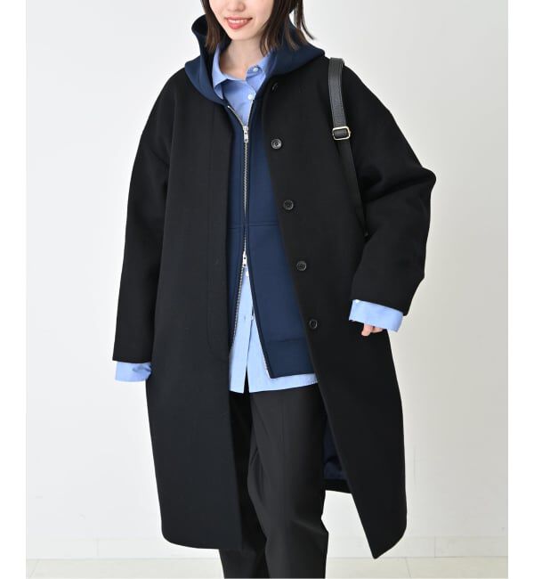 SLOBE IENA「《追加5》ボリュームジップアップフーディー」|パーカー|