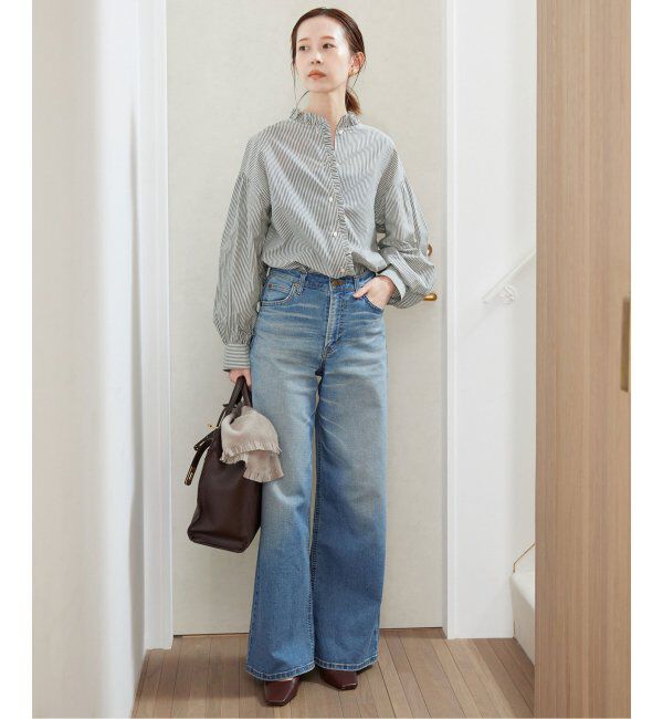 SLOBE IENA「《追加》ミニフリルブラウス」|シャツ・ブラウス|