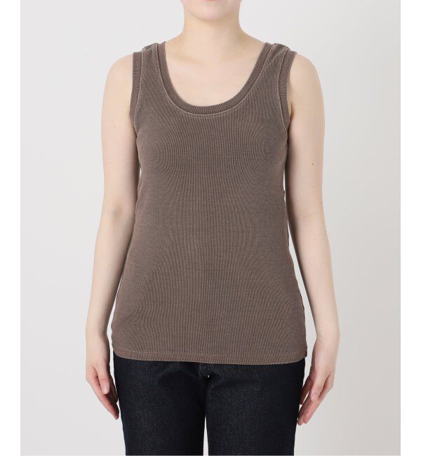 SLOBE IENA「《追加》コットンテレコタンクトップ」|タンクトップ|