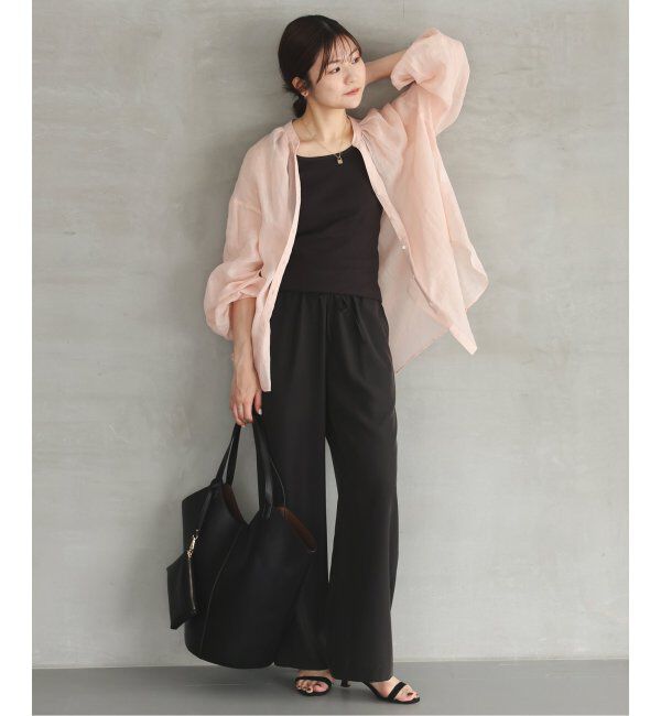 SLOBE IENA「《一部WEB限定/追加》SLOBE ラウンドビッグトート」|トートバッグ|