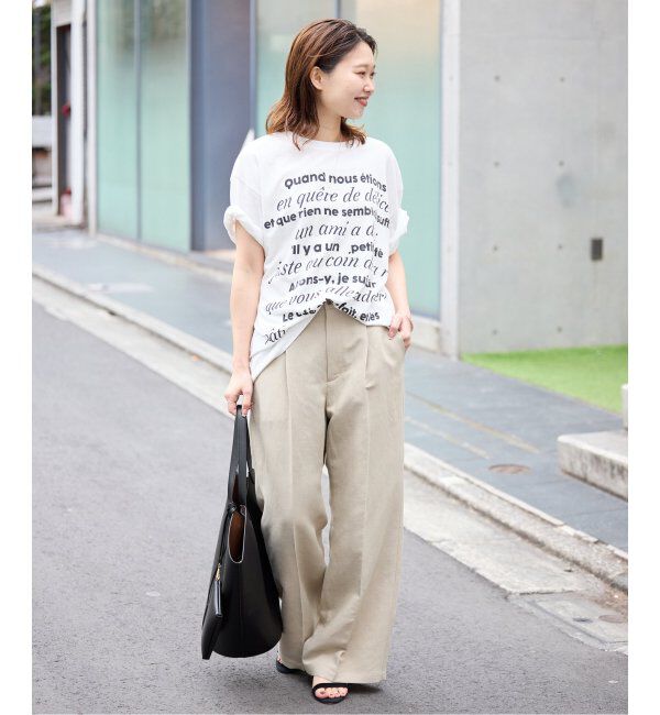 SLOBE IENA「《一部WEB限定/追加》SLOBE ラウンドビッグトート」|トートバッグ|