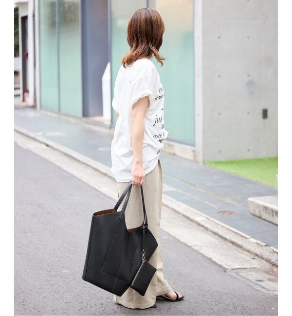 SLOBE IENA「《一部WEB限定/追加》SLOBE ラウンドビッグトート」|トートバッグ|