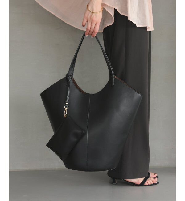 SLOBE IENA「《一部WEB限定/追加》SLOBE ラウンドビッグトート」|トートバッグ|