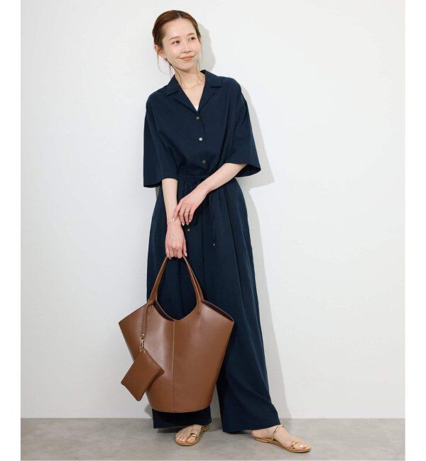 SLOBE IENA「《一部WEB限定/追加》SLOBE ラウンドビッグトート」|トートバッグ|