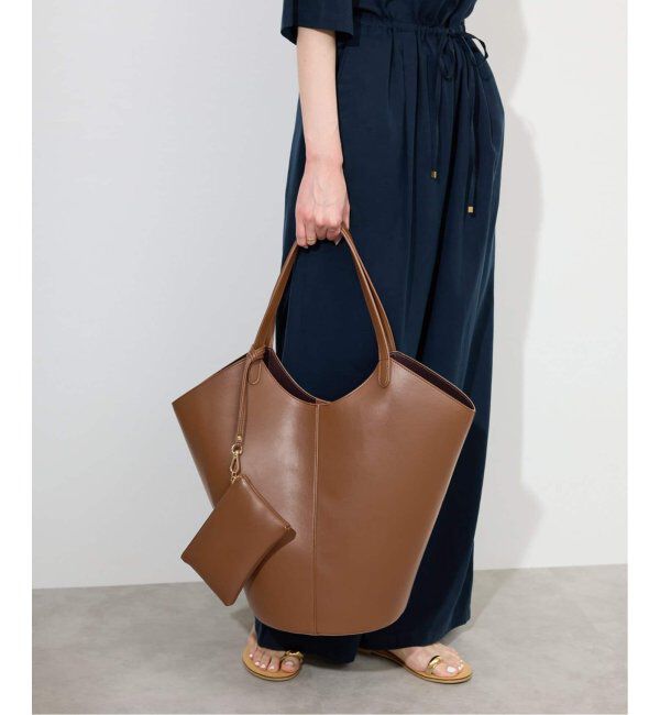 SLOBE IENA「《一部WEB限定/追加》SLOBE ラウンドビッグトート」|トートバッグ|