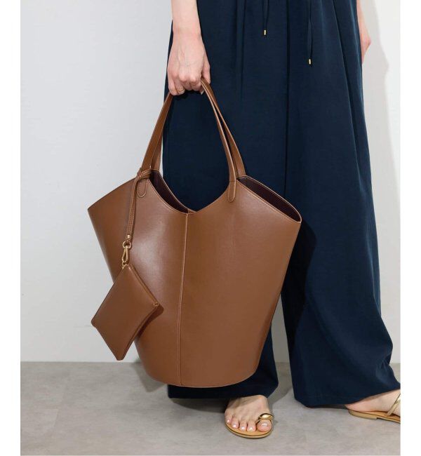 SLOBE IENA「《一部WEB限定/追加》SLOBE ラウンドビッグトート」|トートバッグ|