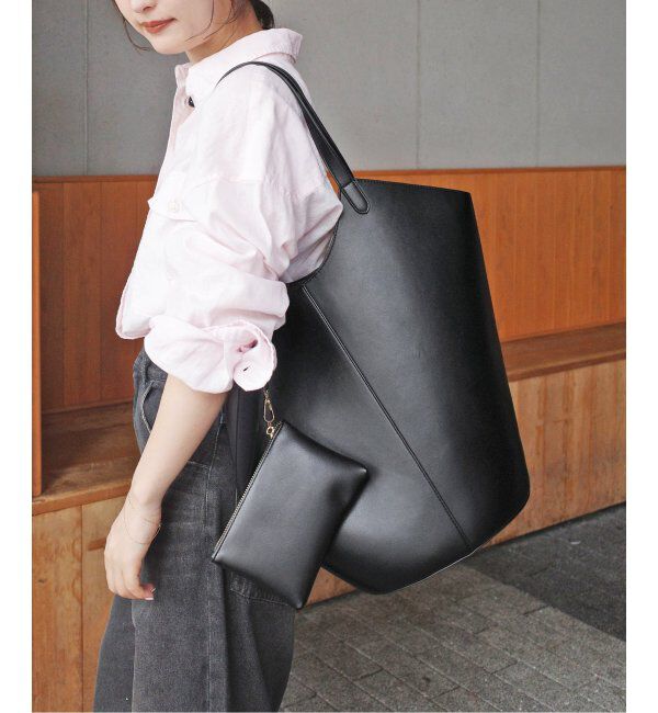 SLOBE IENA「《一部WEB限定/追加》SLOBE ラウンドビッグトート」|トートバッグ|