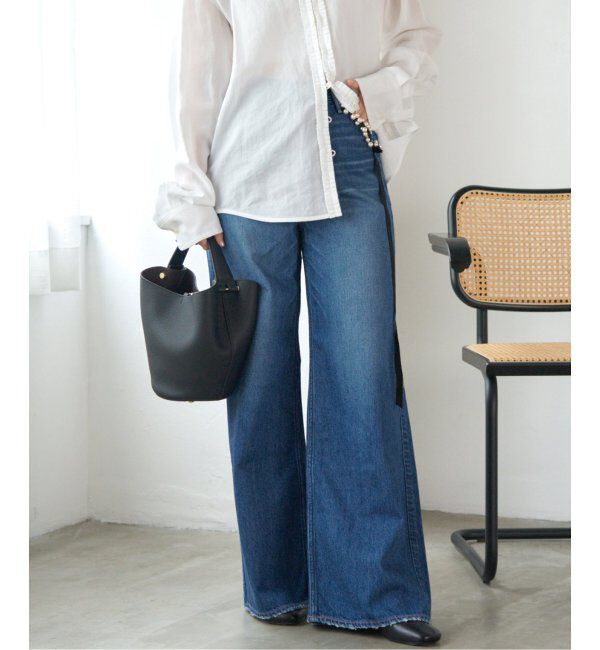 IENA「upper hights/アッパーハイツ 別注 THE RUTH ルーズフレアデニム」|デニム|