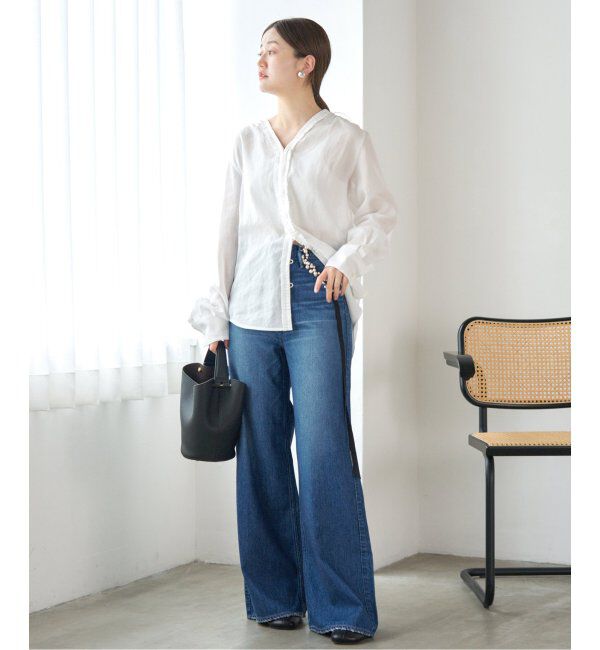 IENA「upper hights/アッパーハイツ 別注 THE RUTH ルーズフレアデニム」|デニム|