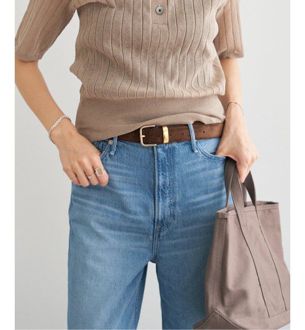 IENA「MANUELA/マヌエラ 30mm LEATHER BELT」|ベルト|