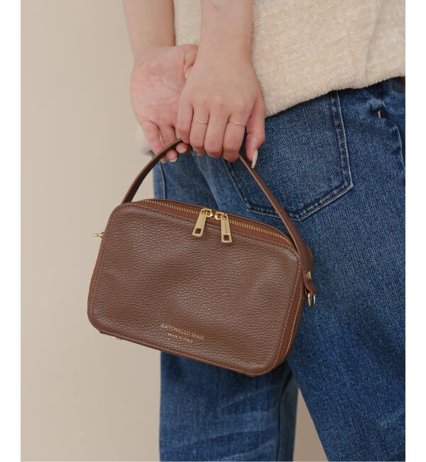 SLOBE IENA「ANTONELLO MASI/アントネッロマージ SLOBE別注 レザーハンドルバッグ」|ハンドバッグ|
