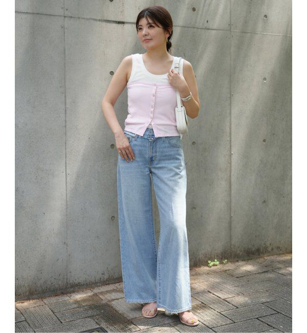 SLOBE IENA「miller/ミラー SLOBE別注 シアーカットソービスチェ」|チューブトップ|