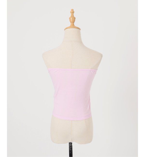 SLOBE IENA「miller/ミラー SLOBE別注 シアーカットソービスチェ」|チューブトップ|