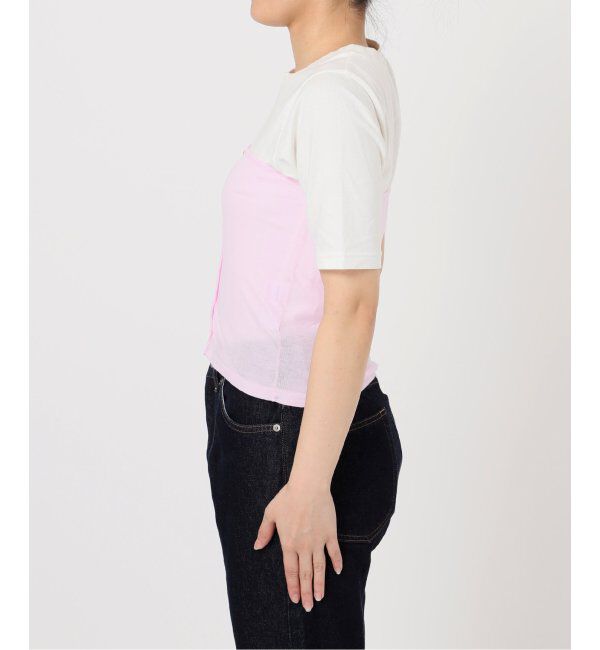 SLOBE IENA「miller/ミラー SLOBE別注 シアーカットソービスチェ」|チューブトップ|