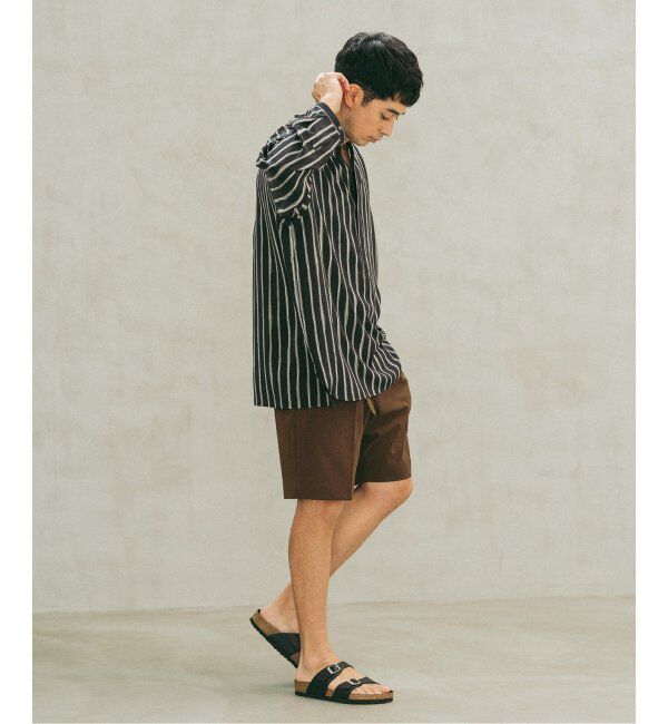 EDIFICE「シャンタン ベルテッド 2プリーツ ショーツ」|その他|