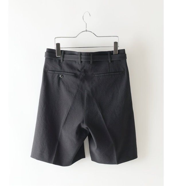 EDIFICE「シャンタン ベルテッド 2プリーツ ショーツ」|その他|
