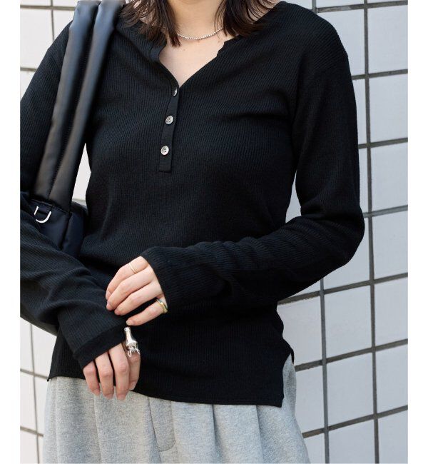 JOURNAL STANDARD「ウォッシャブル WPEヘンリープルオーバー」|ニット・セーター|