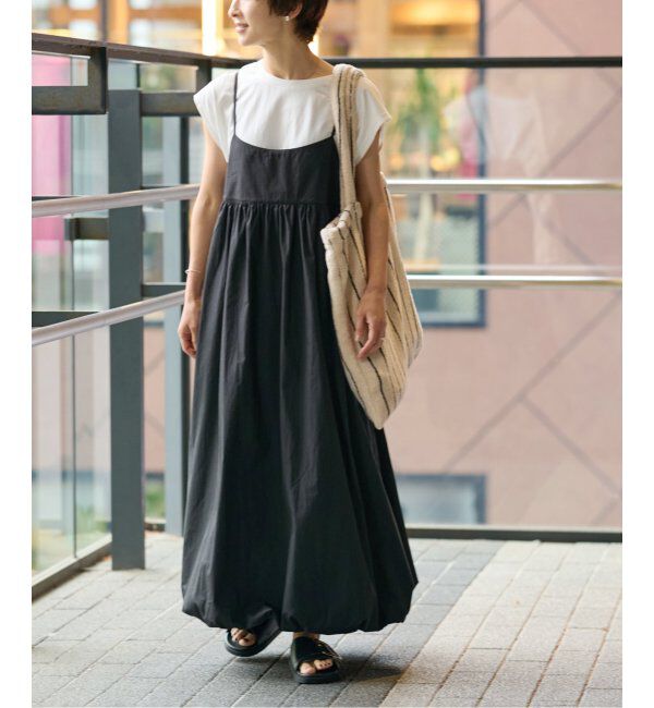 JOURNAL STANDARD relume「［2枚セット］フレンチスリーブT付きバルーンキャミワンピース」|ワンピース|