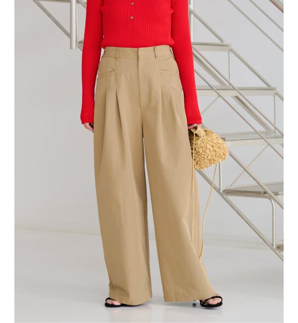 JOURNAL STANDARD relume「《追加 / 新色》2タックワイドパンツ」|チノ|