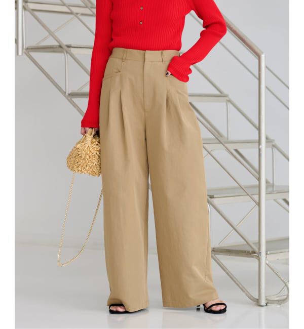 JOURNAL STANDARD relume「《追加 / 新色》2タックワイドパンツ」|チノ|