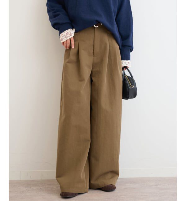 JOURNAL STANDARD relume「《追加 / 新色》2タックワイドパンツ」|チノ|カーキ