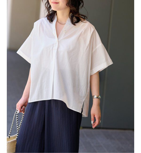 JOURNAL STANDARD relume「コットンボイルタックワイドプルオーバー」|シャツ・ブラウス|ホワイト B