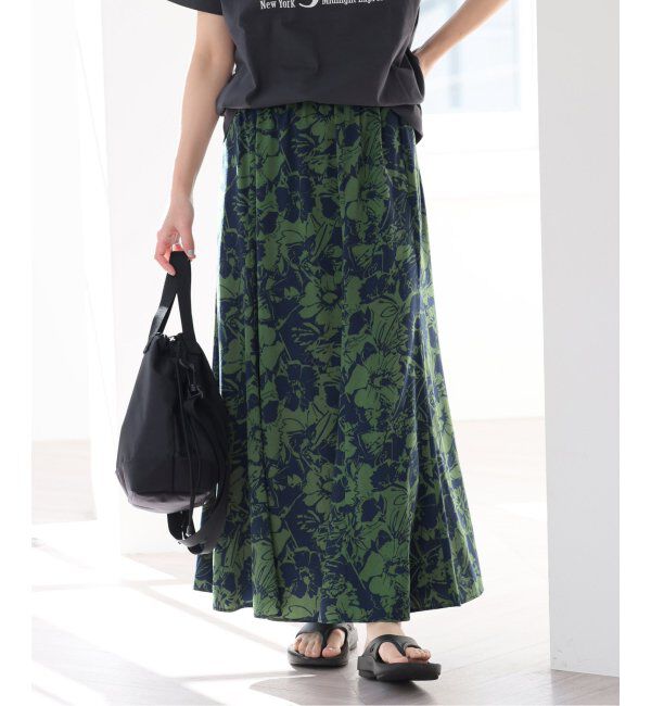 JOURNAL STANDARD relume「《WEB限定追加2》コントラストフラワープリントスカート」|スカート|