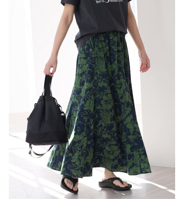 JOURNAL STANDARD relume「《WEB限定追加2》コントラストフラワープリントスカート」|スカート|