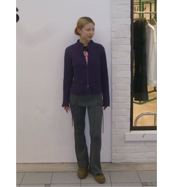 Oriens JOURNAL STANDARD「フロントジップリブニット」|ニット・セーター|