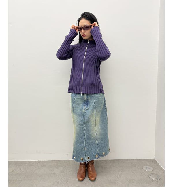 Oriens JOURNAL STANDARD「フロントジップリブニット」|ニット・セーター|