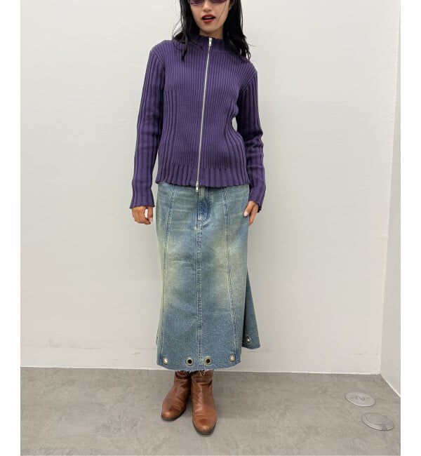 Oriens JOURNAL STANDARD「フロントジップリブニット」|ニット・セーター|