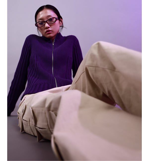 Oriens JOURNAL STANDARD「フロントジップリブニット」|ニット・セーター|