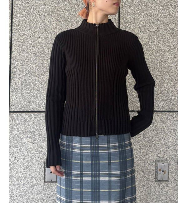 Oriens JOURNAL STANDARD「フロントジップリブニット」|ニット・セーター|