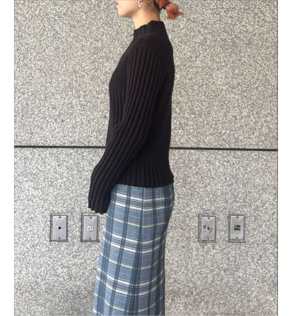 Oriens JOURNAL STANDARD「フロントジップリブニット」|ニット・セーター|