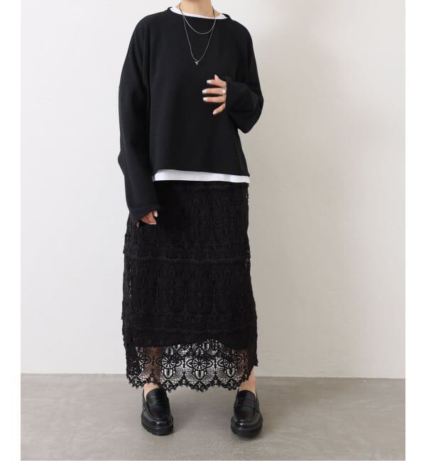 journal standard luxe「《追加4》レースMIX スカート」|スカート|