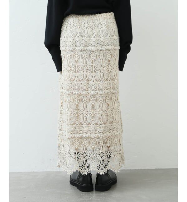 journal standard luxe「《追加4》レースMIX スカート」|スカート|