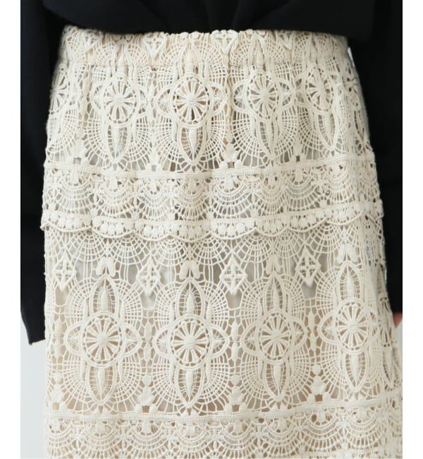 journal standard luxe「《追加4》レースMIX スカート」|スカート|