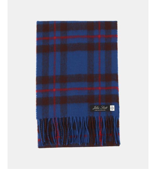 journal standard luxe「【JOHN SCOTT】 LAMBS WOOL SCARF 25*180cm」|ストール|ブルー A