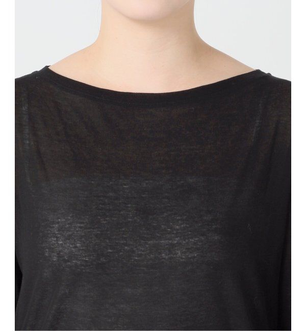 Spick and Span「《追加》シアーボートネックプルオーバー」|Tシャツ・カットソー|