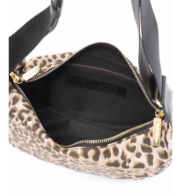 Spick and Span「《WEB限定》VIOLAd&rsquo;ORO / ヴィオラドーロ BIANCAナイロンショルダー(レオパード)」|ショルダー・メッセンジャー|