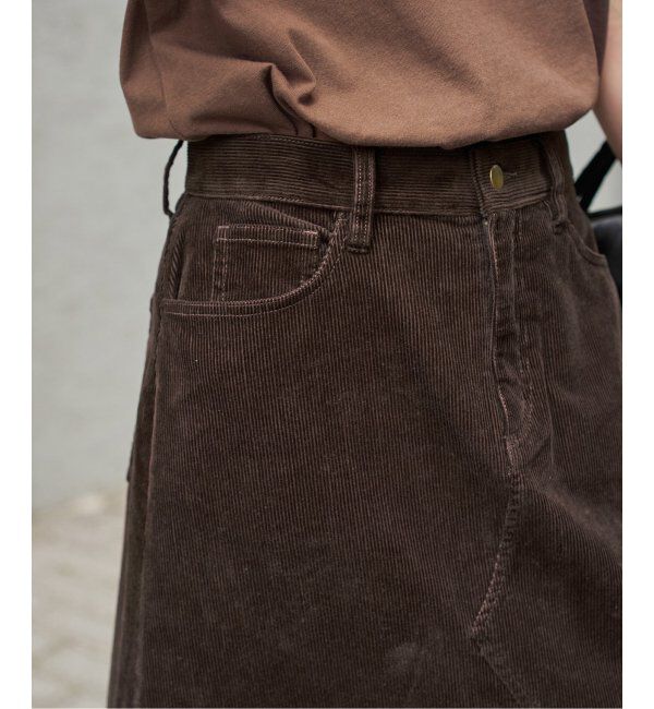 Spick and Span「ストレッチコーデュロイスカート」|スカート|