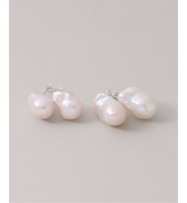 Spick and Span「《WEB限定》【SAMH by LILAS】 オイスターパールピアス SV(両耳)」|ピアス|