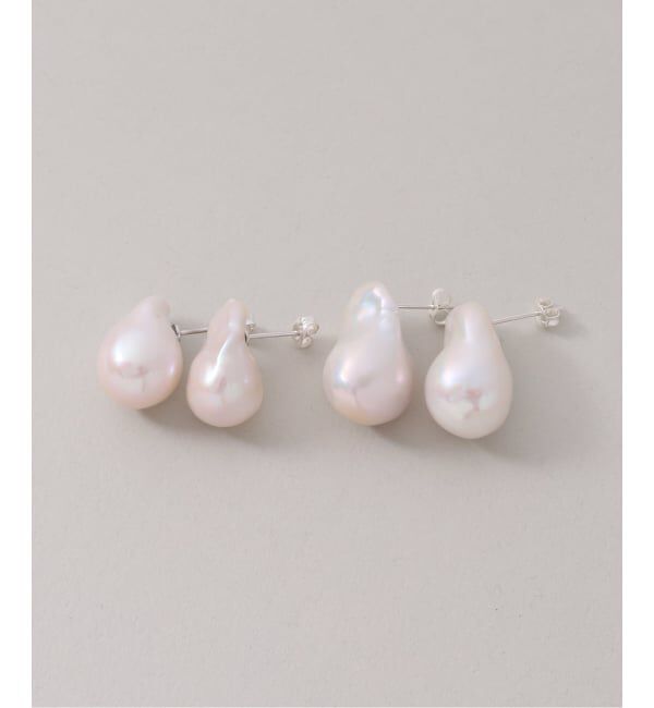 Spick and Span「《WEB限定》【SAMH by LILAS】 オイスターパールピアス SV(両耳)」|ピアス|